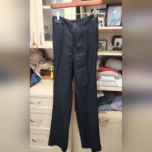 Women's Black Linen Pants